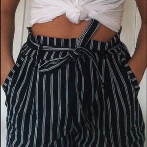 Striped Navy Blue Rue21 Pants